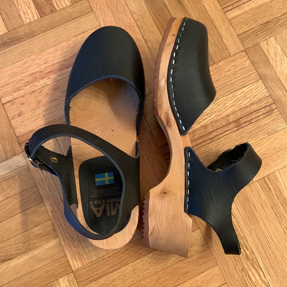 Mia Wooden Clogs